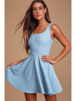 Home Before Daylight Periwinkle Dress