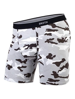 BN3TH Men's Classic Boxer Brief Prints Collection - Breathable Underwear with Three-Dimensional MyPakage Pouch Underwear