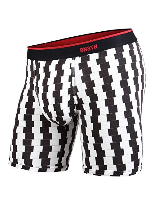 BN3TH Men's Classic Boxer Brief Prints Collection - Breathable Underwear with Three-Dimensional MyPakage Pouch Underwear