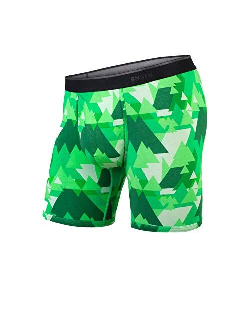 BN3TH Men's Classic Boxer Brief Prints Collection - Breathable Underwear with Three-Dimensional MyPakage Pouch Underwear