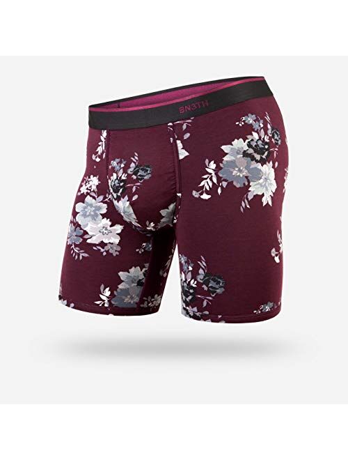 BN3TH Men's Classic Boxer Brief Prints Collection - Breathable Underwear with Three-Dimensional MyPakage Pouch Underwear