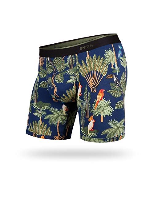 BN3TH Men's Classic Boxer Brief Prints Collection - Breathable Underwear with Three-Dimensional MyPakage Pouch Underwear