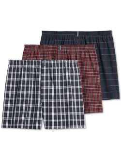 Men's 3-Pk. Woven Boxers