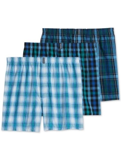 Men's 3-Pk. Woven Boxers