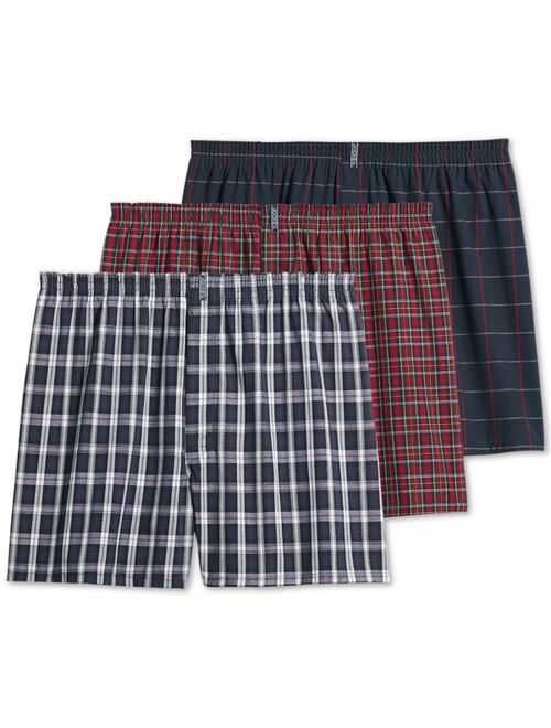 Jockey Men's 3-Pk. Woven Boxers