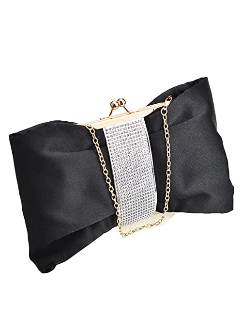 Evening Bag Clutch Purses for Women, Bling Rhinestone Side Purse Evening Party Clutches Wedding Purses Bridal Dating Handbag