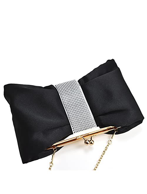 Evening Bag Clutch Purses for Women, Bling Rhinestone Side Purse Evening Party Clutches Wedding Purses Bridal Dating Handbag