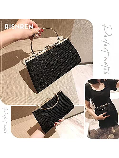 Zlybola Purses and Handbags Envelope Evening Clutch Crossbody Bags Classic Wedding Party Shoulder Bag for Women