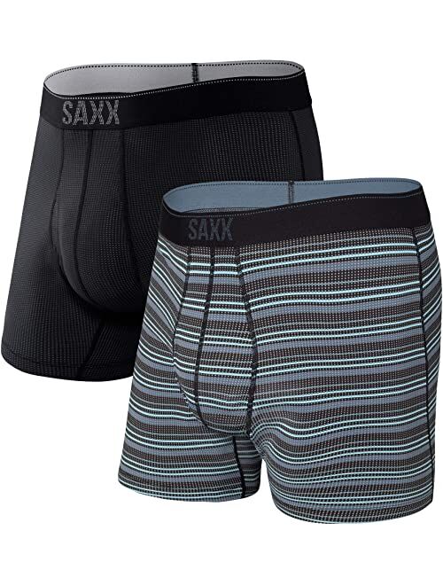 Saxx Quest BallPark Pouch Support Boxer Brief Fly 2-Pack