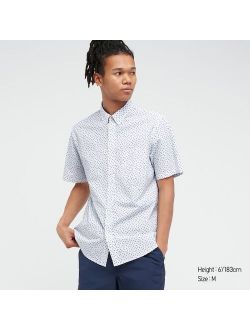 MEN EXTRA FINE COTTON BROADCLOTH SHORT-SLEEVE SHIRT