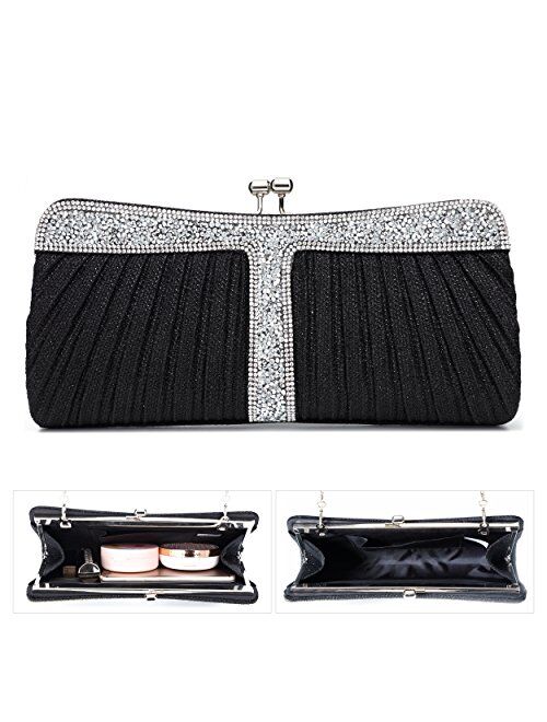 Rhinestone Clutch Purses for Women Purses and Handbags Formal Wedding Party Prom Purse Money Bags