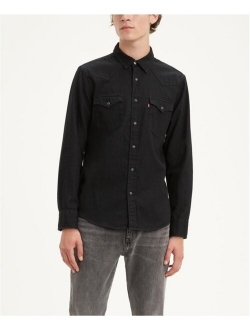 Men's Classic Clean Standard Fit Denim Western Shirt