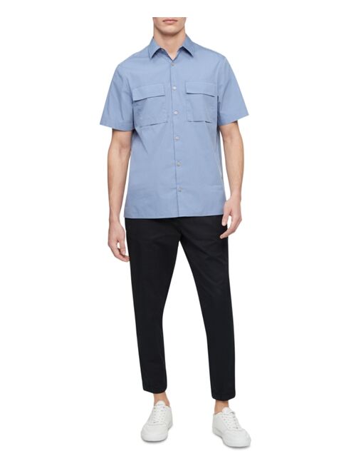 Calvin Klein Men's Stretch Double-Pocket Shirt