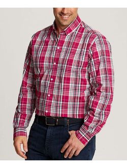 Red Performance Nelson Plaid Button-Up - Men