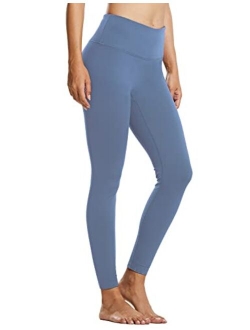 Women's Fleece Lined Leggings Winter Warm Yoga Pants Thermal High Waisted Seamless Leggings Inner Pocket