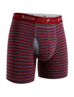 2UNDR Men's Day Shift 6" Ball Supporting Boxer Brief Underwear