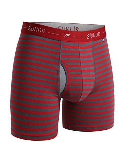 2UNDR Men's Day Shift 6" Ball Supporting Boxer Brief Underwear