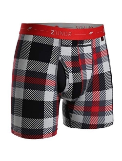 2UNDR Men's Day Shift 6" Ball Supporting Boxer Brief Underwear