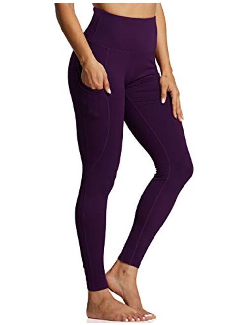 ZUTY Fleece Lined Leggings Women Winter Thermal Insulated Leggings with Pockets High Waisted Workout Yoga Pants