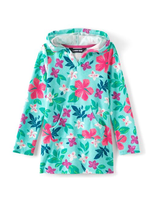 Girls 7-16 Lands' End Hooded Swim Cover-up