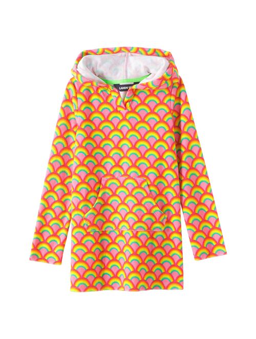 Girls 7-16 Lands' End Hooded Swim Cover-up