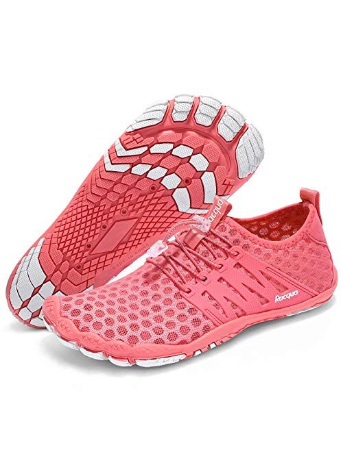 Racqua Water Shoes Quick Dry Barefoot Beach Aqua Sport Swim Surf Pool Hiking Diving Walking for Men Women