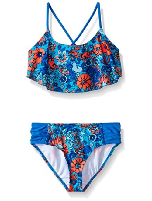 Kanu Surf Karlie Flounce Bikini Beach Sport 2-piece Swimsuit