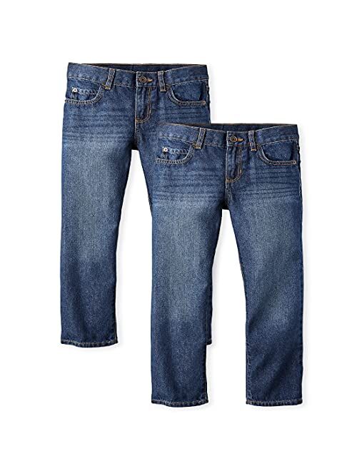 The Children's Place boys Basic Straight Leg Jeans