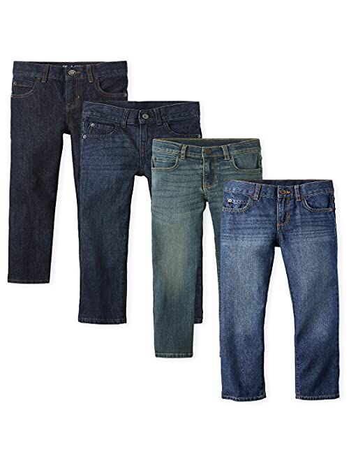 The Children's Place boys Basic Straight Leg Jeans