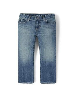 boys Basic Bootcut Jeans, Pierce Wash, 4