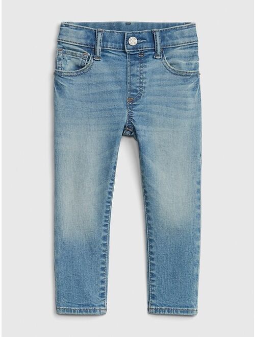 GAP Toddler Elasticized Pull-On Slim Taper Jeans with Washwell™