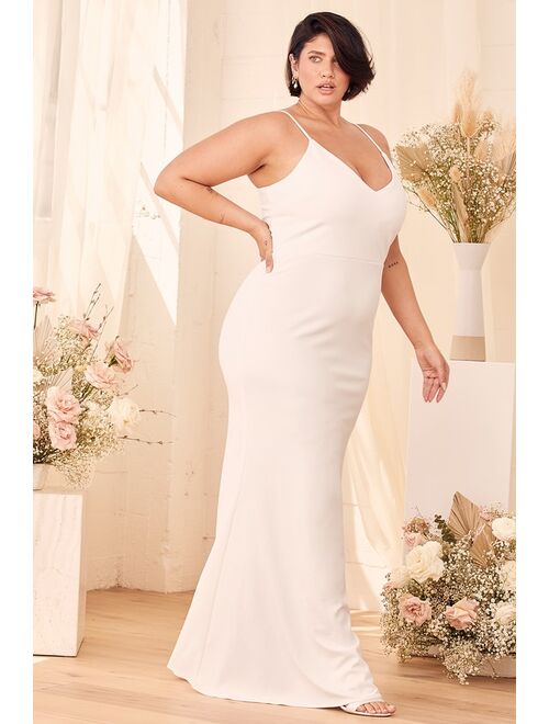 Lulus Infinite Glory White Maxi Dress