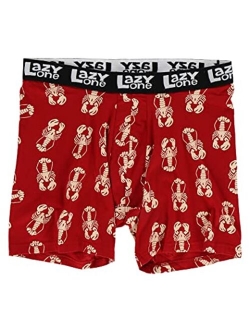 Lazy One Funny Boxer Briefs for Men, Underwear for Men