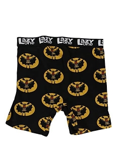 Lazy One Funny Boxer Briefs for Men, Underwear for Men