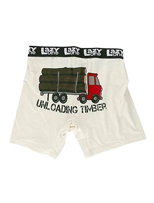 Lazy One Funny Boxer Briefs for Men, Underwear for Men