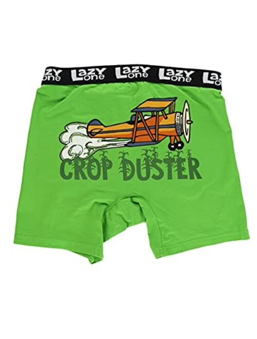 Lazy One Funny Boxer Briefs for Men, Underwear for Men