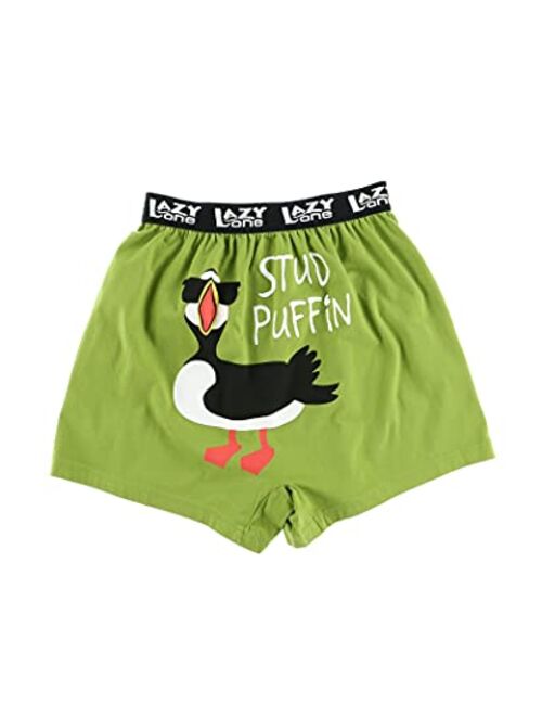 Lazy One Funny Boxers, Novelty Boxer Shorts, Humorous Underwear, Gag Gifts for Men