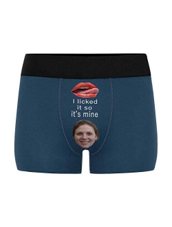 Custom Face Men's Boxer Briefs Underwear Shorts Underpants with Photo Picture