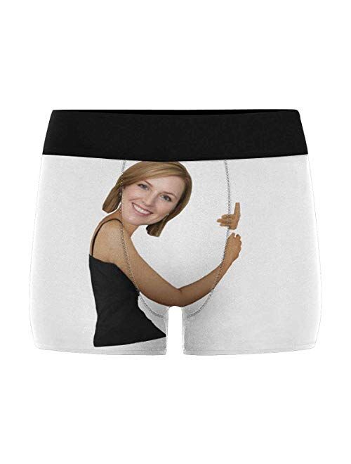 Custom Face Men's Boxer Briefs Underwear Shorts Underpants with Photo Picture