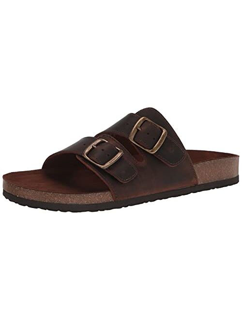 White Mountain Shoes Helga Leather Footbeds Sandal