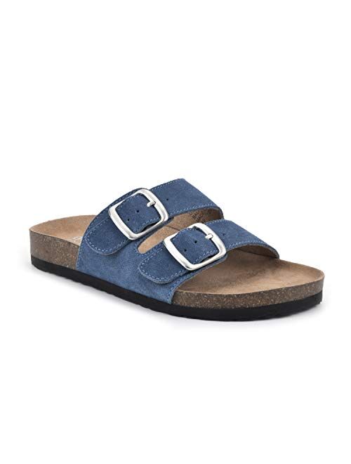 White Mountain Shoes Helga Leather Footbeds Sandal