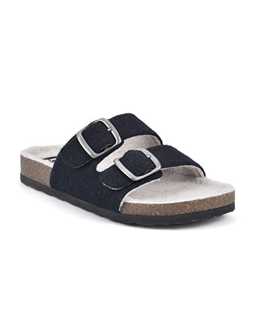 White Mountain Shoes Helga Leather Footbeds Sandal