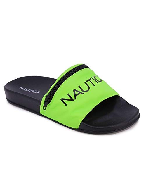 Nautica Women's Athletic Slide, Shower Shoe,Beach Sandal, Boat Slide