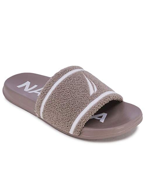 Nautica Women's Athletic Slide, Shower Shoe,Beach Sandal, Boat Slide