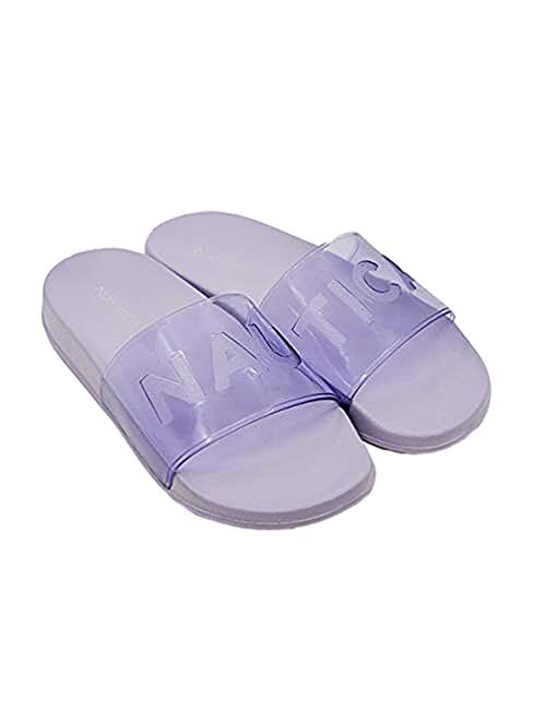 Nautica Women's Athletic Slide, Shower Shoe,Beach Sandal, Boat Slide