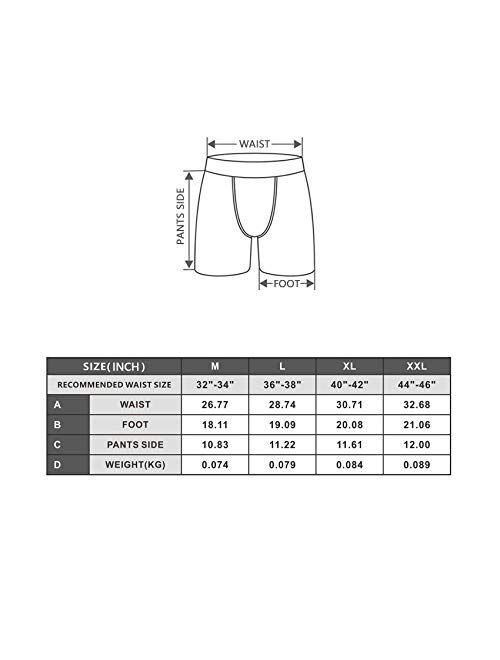 PNKJ Men's 3D Print Boxer Briefs, Novelty Boxer Shorts, Funny Gift for Men