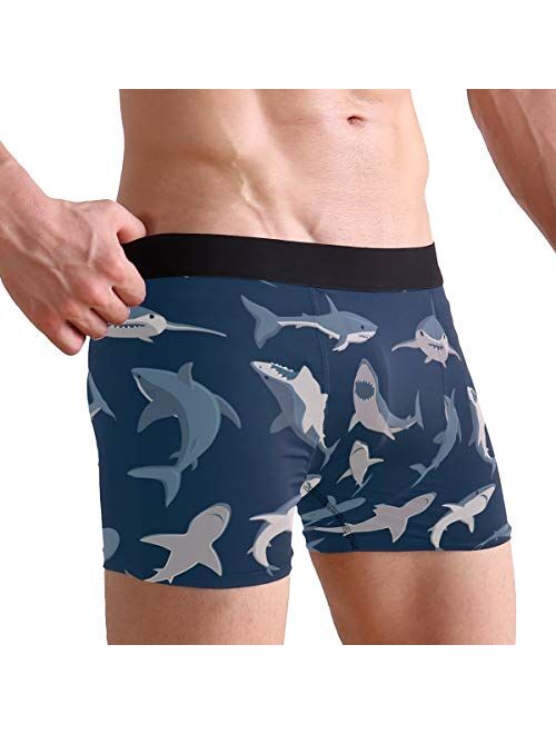 Fantasy Cat Riding Unicorn Men's Boxer Briefs Comfortable Soft Underwear Creative Pattern S