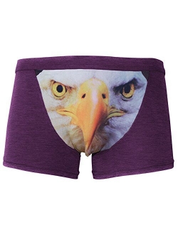 sandbank Men's Sexy Funny 3D Eagle Print Lingerie Boxer Briefs Underwear Panties