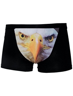 sandbank Men's Sexy Funny 3D Eagle Print Lingerie Boxer Briefs Underwear Panties