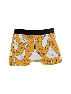 Cartoon Funny Animal Men's Underwear Boxer Briefs Breathable